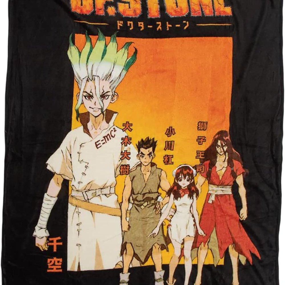 Dr. Stone Throw Blanket - Picture 2 of 2